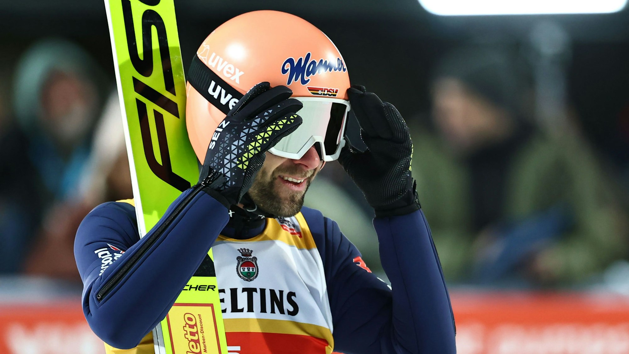 Pius Paschke (Deutschland) jubelt.