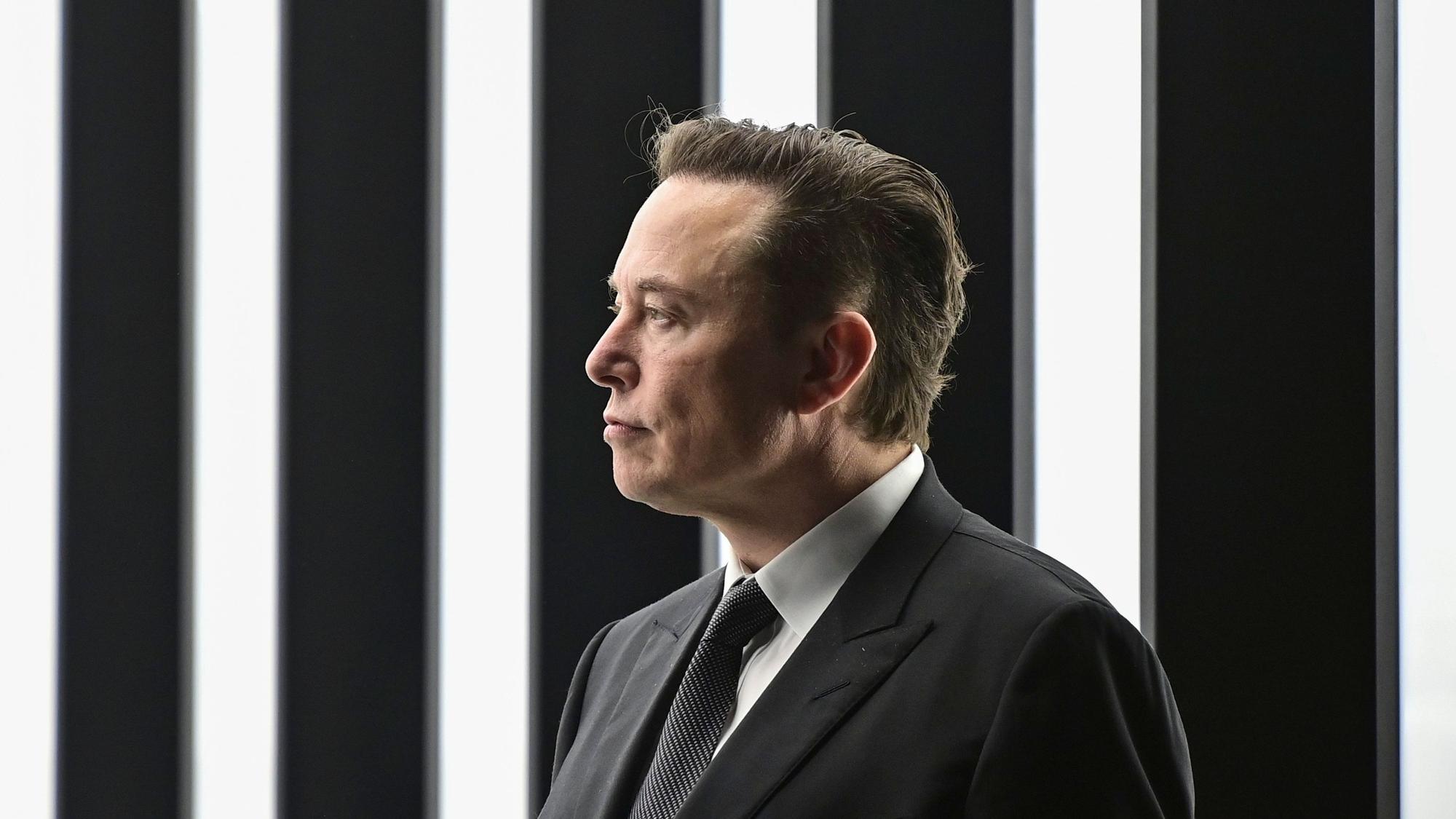 FILE - Elon Musk, Tesla CEO, attends the opening of the Tesla factory Berlin Brandenburg in Gruenheide, Germany, March 22, 2022. (Patrick Pleul/Pool via AP, File)