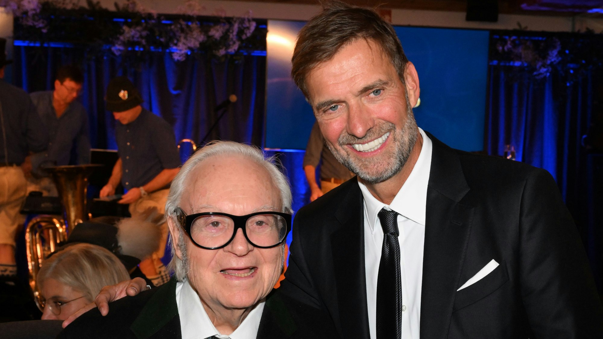 Erdinger-Chef Werner Brombach (l.) und sein Markenbotschaftler Jürgen Klopp.