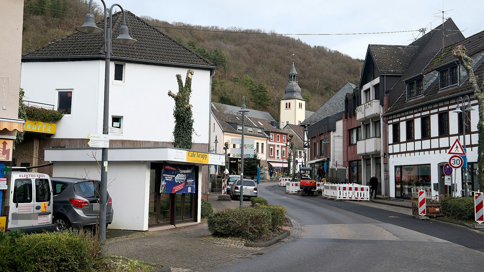 Das Unterdorf von Heimbach.