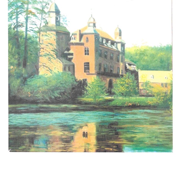 Ölbild Schloss Gimborn Künstler unbekannt