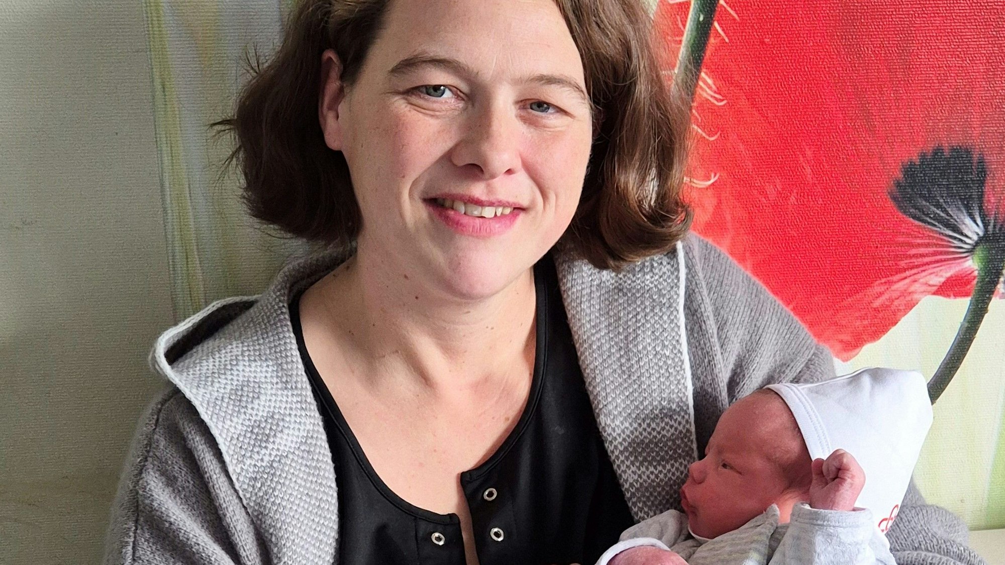 Die kleine Selina Avril mit ihrer Mutter Kerstin.