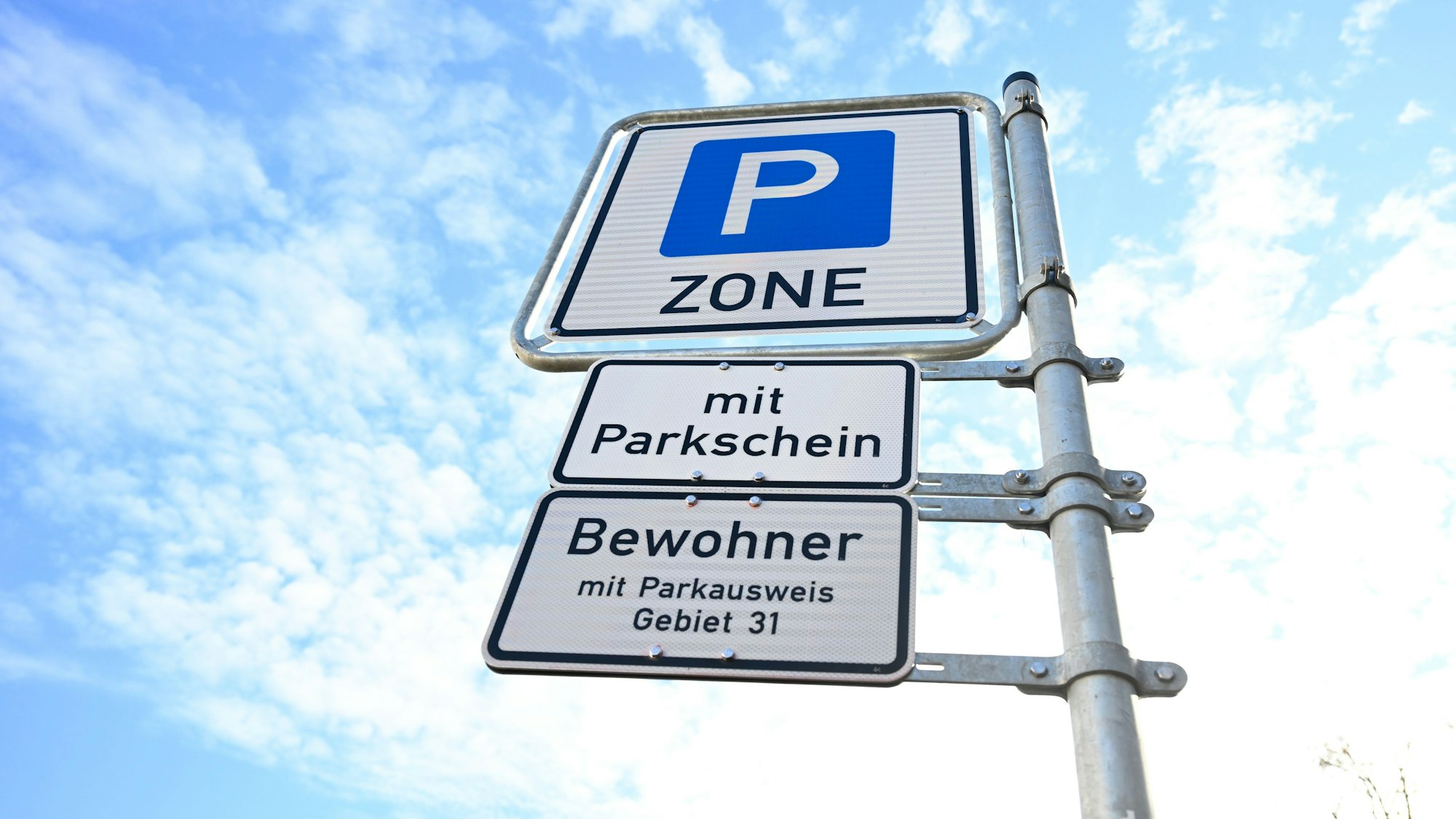 Ein Parkschild
