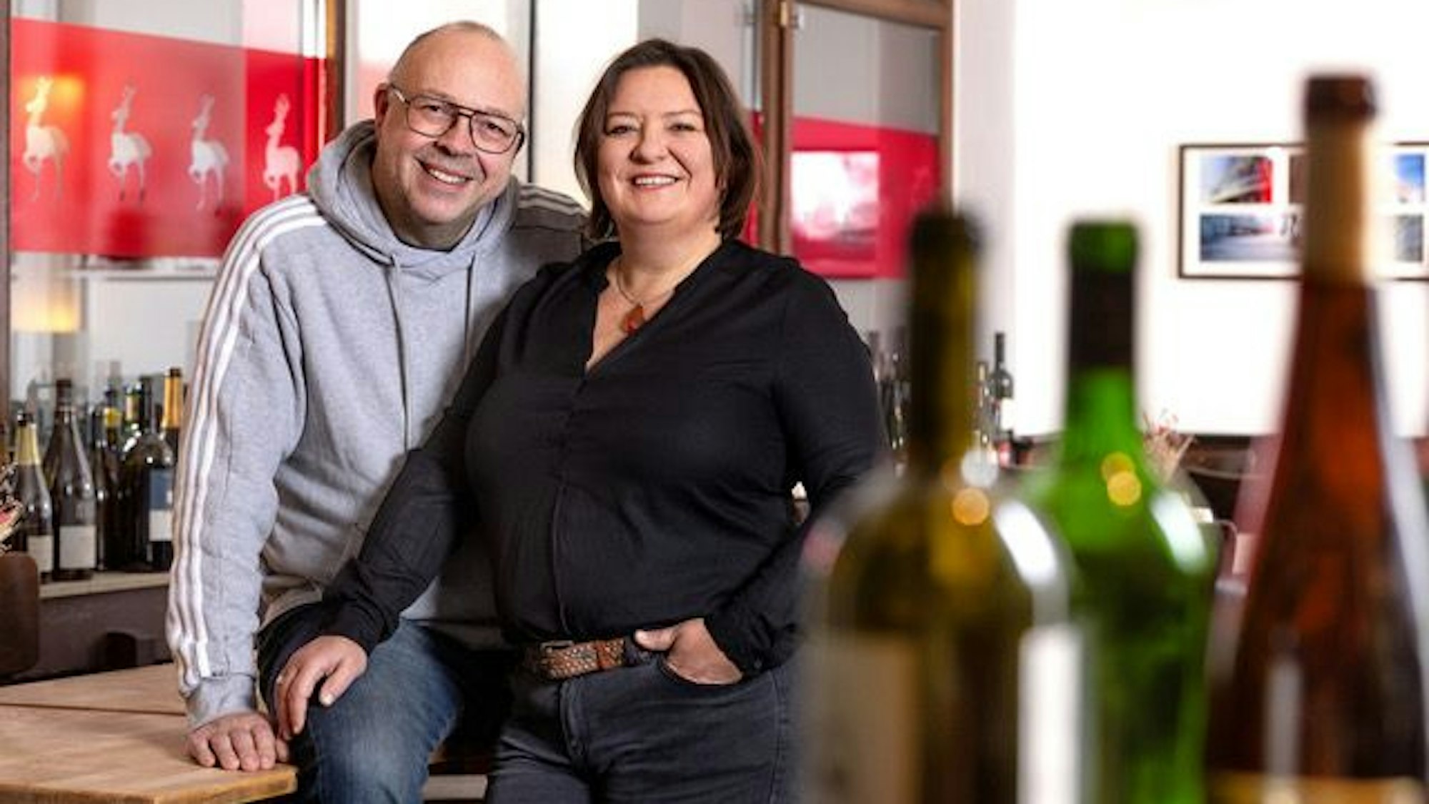 Iris Giessauf und Andreas Esser verwöhnen ihre Gäste in Neuehrenfeld mit leckeren Speisen und einer überragenden Auswahl an Weinen aus Österreich