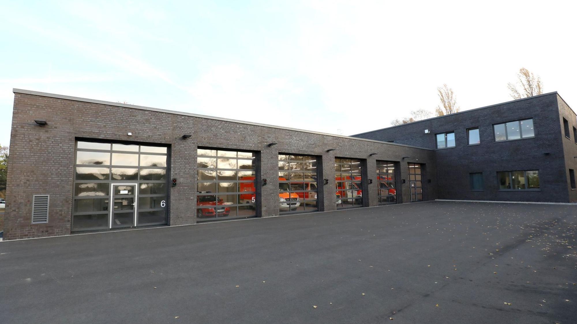 Neu gebaut: die Rettungswache in Oberpleis.