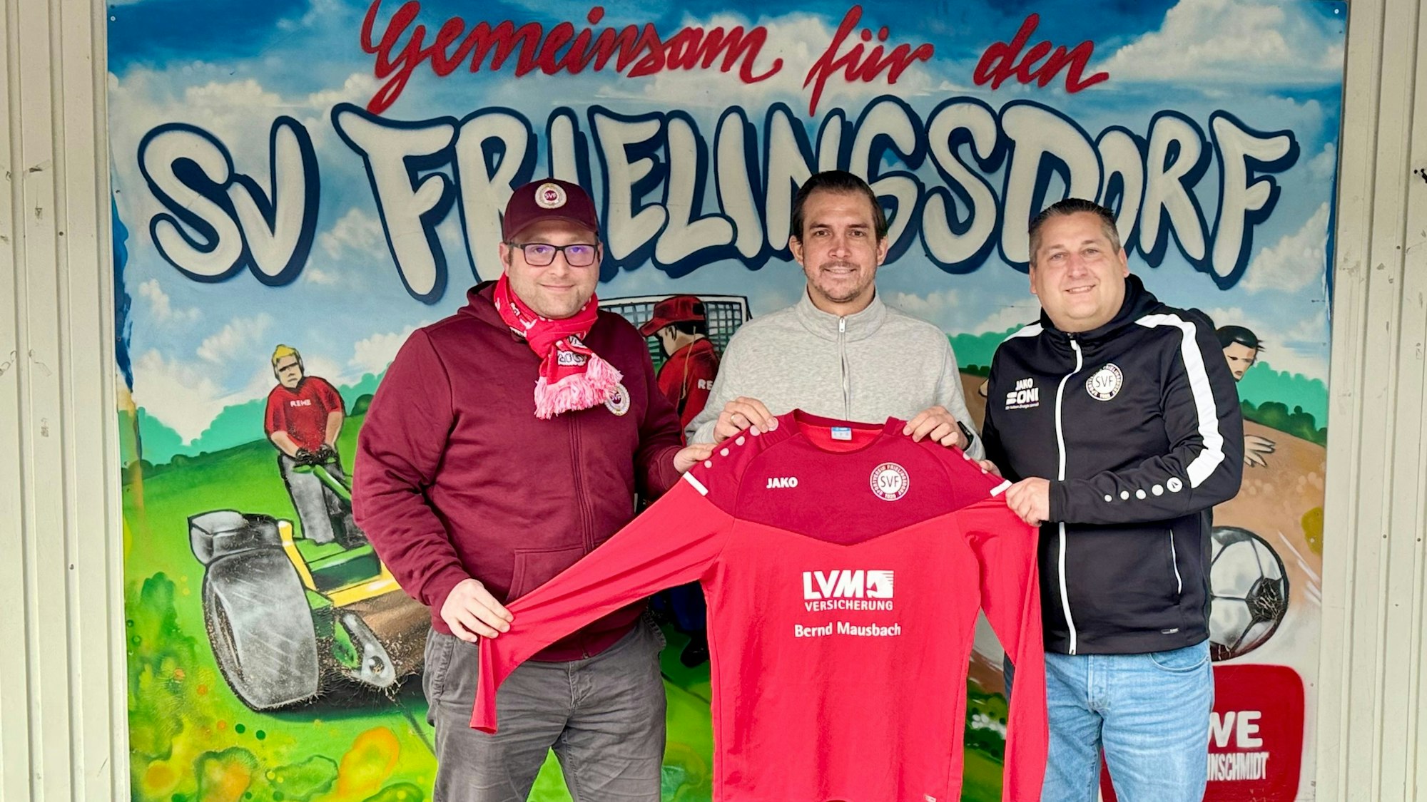 Vorstellung des neuen Trainers der ersten Fußball-Mannschaft des SV Frielingsdorf.