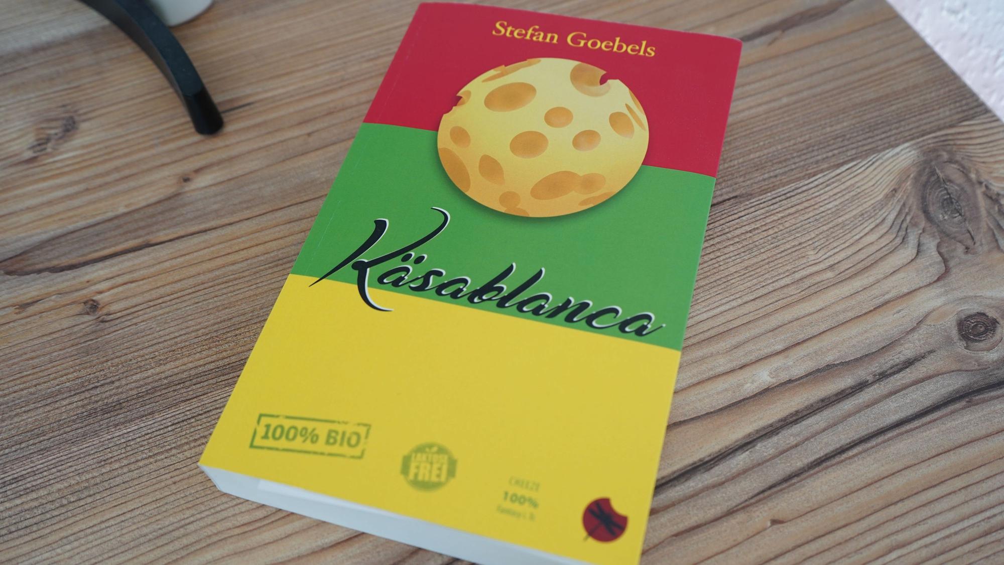 Das Foto zeigt das Buch „Käsablanca“.