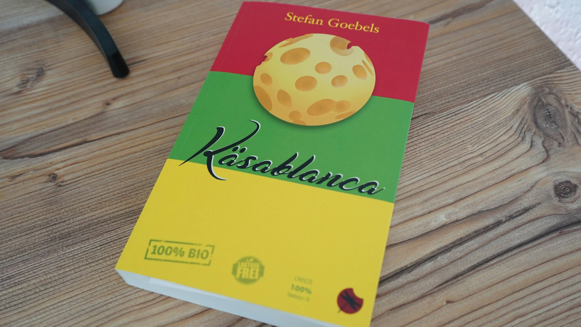 Das Foto zeigt das Buch „Käsablanca“.