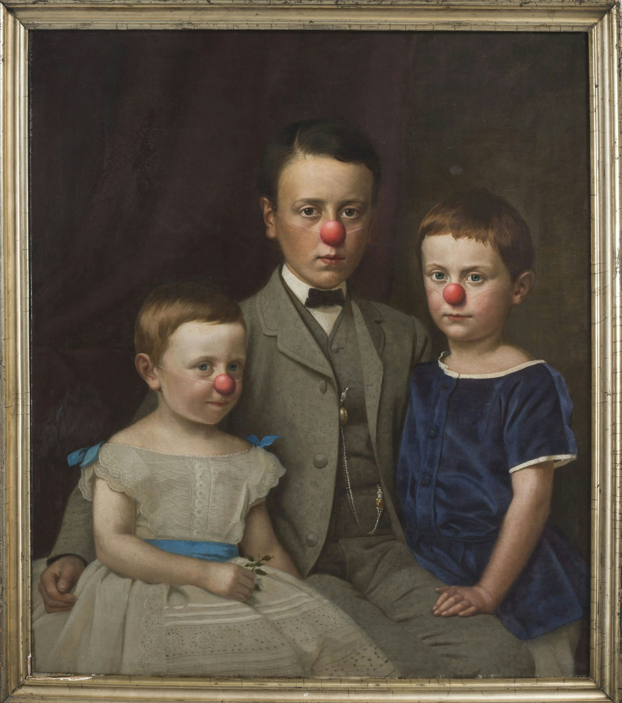 Hans-Peter Feldmann, Familie mit roten Nasen, undatiert, Courtesy Galerie Mehdi Chouakri & H.-P.-Feldmann Estate, © 2024 VG Bild-Kunst, Bonn
Zur Ausstellung Hans-Peter Feldmann, Kunstpalast, Herbst 2025