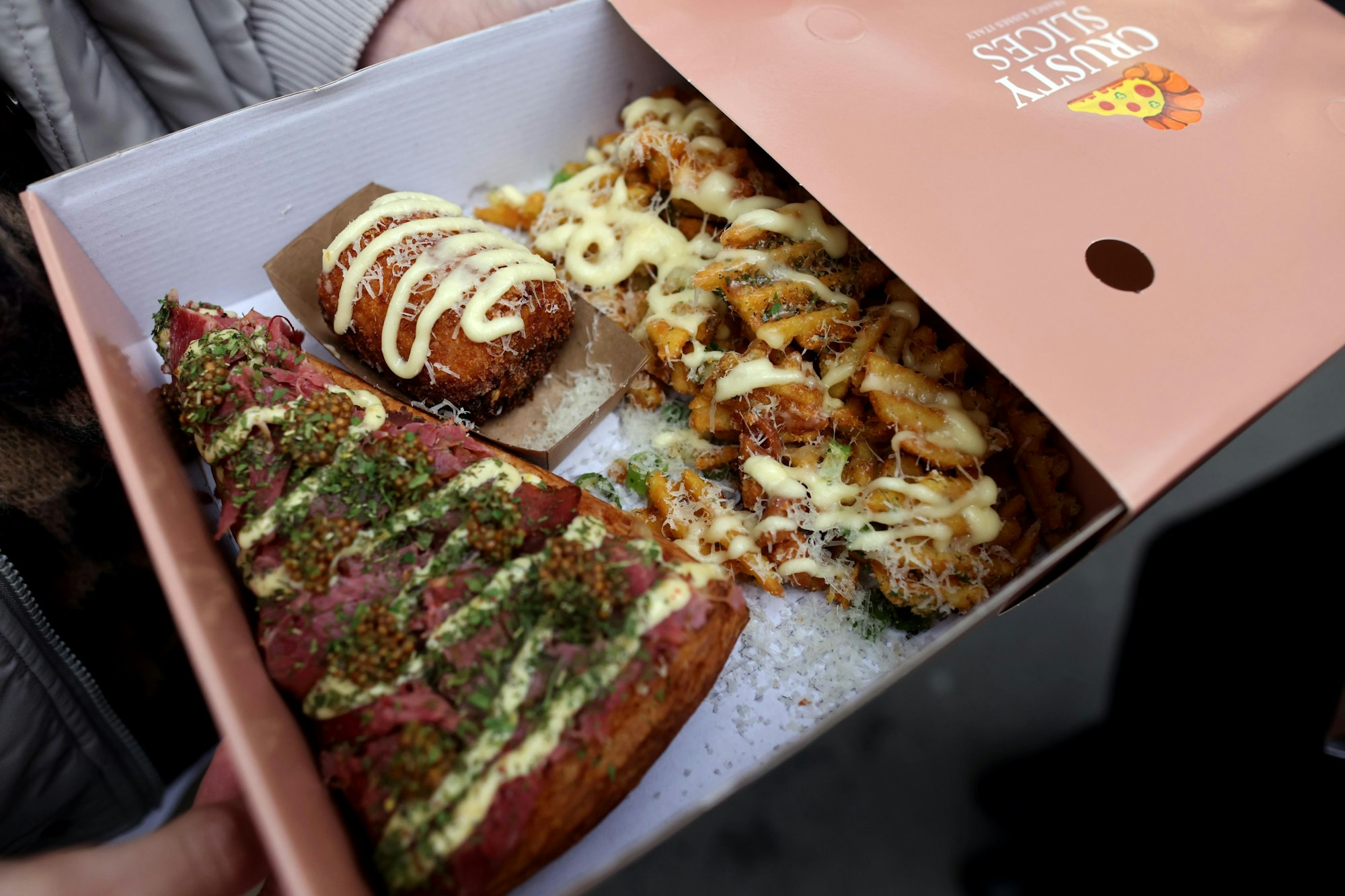 Die „Crusty Slices“ gibt es in süßer und herzhafter Variante.