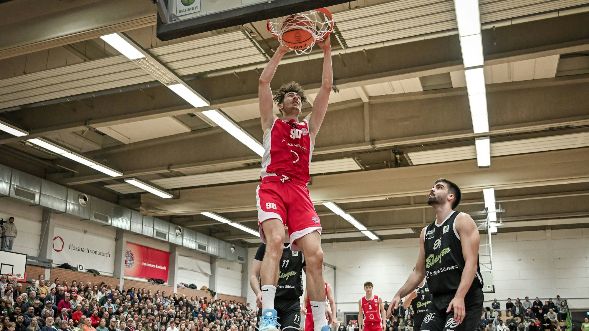 Barmer 2. Basketball Bundesliga ProB: Rheinstars Koeln vs. TEAM EHINGEN URSPRING, 04.01.2025 Jannis von Seckendorff RheinStars Koeln 90, Barmer 2. Basketball Bundesliga ProB: Rheinstars Koeln vs. TEAM EHINGEN URSPRING am 04.01.2025 im ASV Koeln in Koeln Nordrhein-Westfalen *** Barmer 2 Basketball Bundesliga ProB Rheinstars Koeln vs TEAM EHINGEN URSPRING, 04 01 2025 Jannis von Seckendorff RheinStars Koeln 90 , Barmer 2 Basketball Bundesliga ProB Rheinstars Koeln vs TEAM EHINGEN URSPRING on 04 01 2025 at ASV Koeln in Koeln North Rhine-Westphalia Copyright: xBEAUTIFULxSPORTS/Mueller-Laschetx