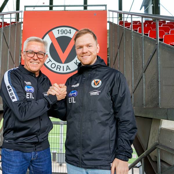 Viktoria Köln wechselt den Trainer im Sommer: Olaf Janßen (links) und sein Nachfolger Marian Wilhelm