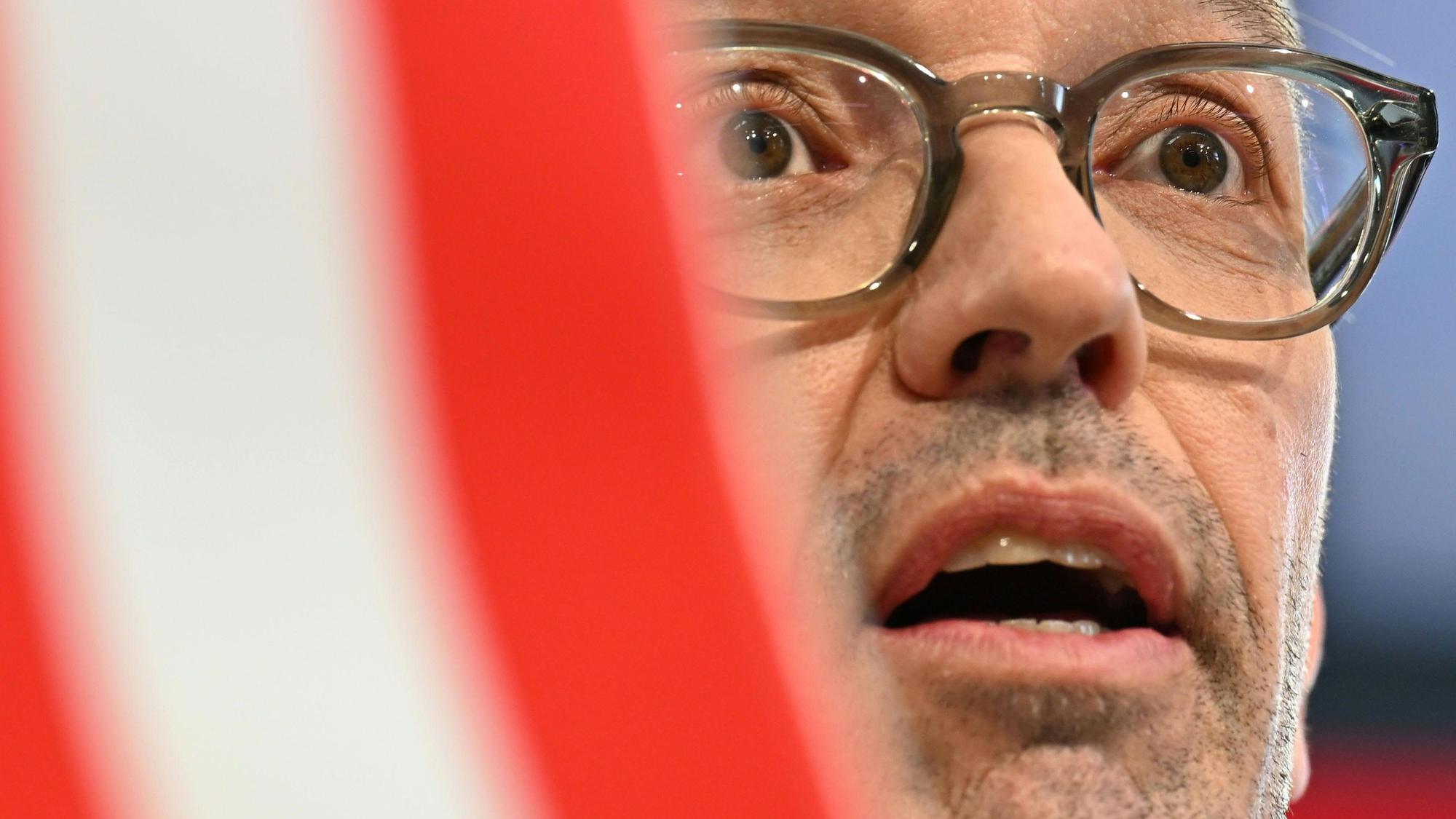 FPÖ-Chef Herbert Kickl spricht anlässlich eines Pressestatements der FPÖ zum Thema Regierungsbildung.