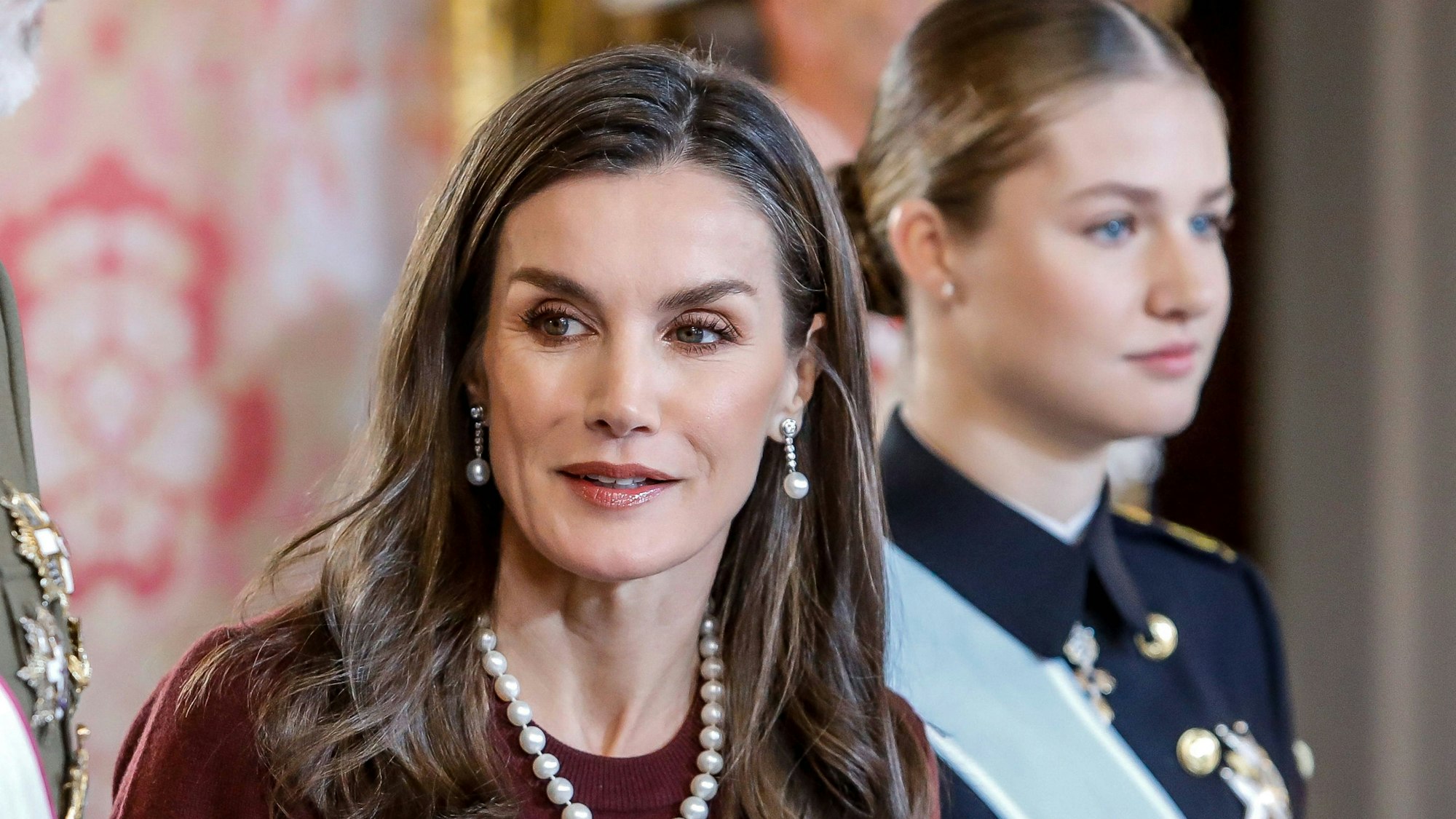 Königin Letizia und Kronprinzessin Leonor bei der Pascua Militar.