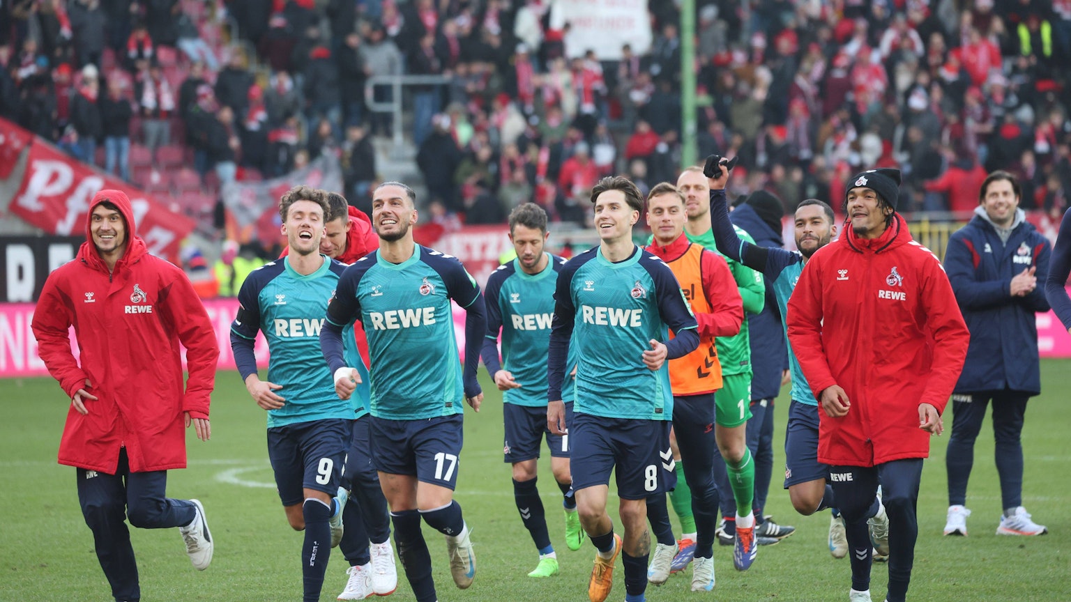 Geht gerne voran: Leart Pacarada nach dem 1:0-Sieg des 1. FC Köln in Kaiserslautern.