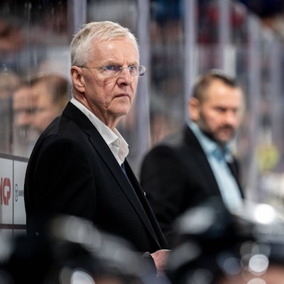 Nicht auf einer Linie mit den Schiedsrichtern: Haie-Coach Kari Jalonen.