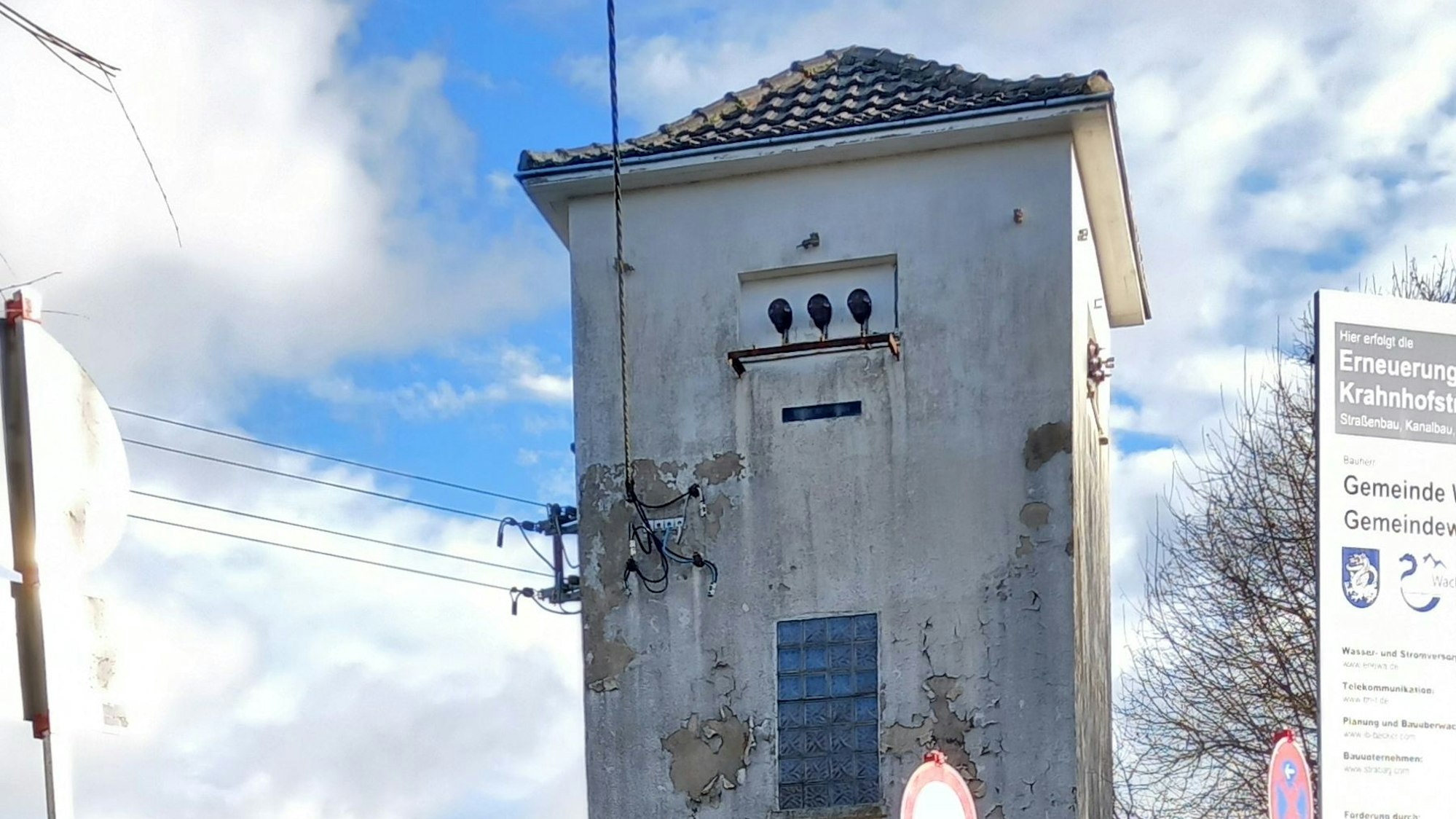 Straßenausbau Holzem: Stromhaus der Enewa soll Vogelstation werden, das Wasser wird mit einem Bauwerk gesammelt
