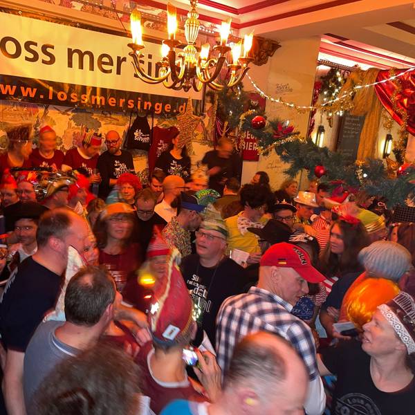 Der Loss mer singe Auftakt im Lapidarium, hier 2023.