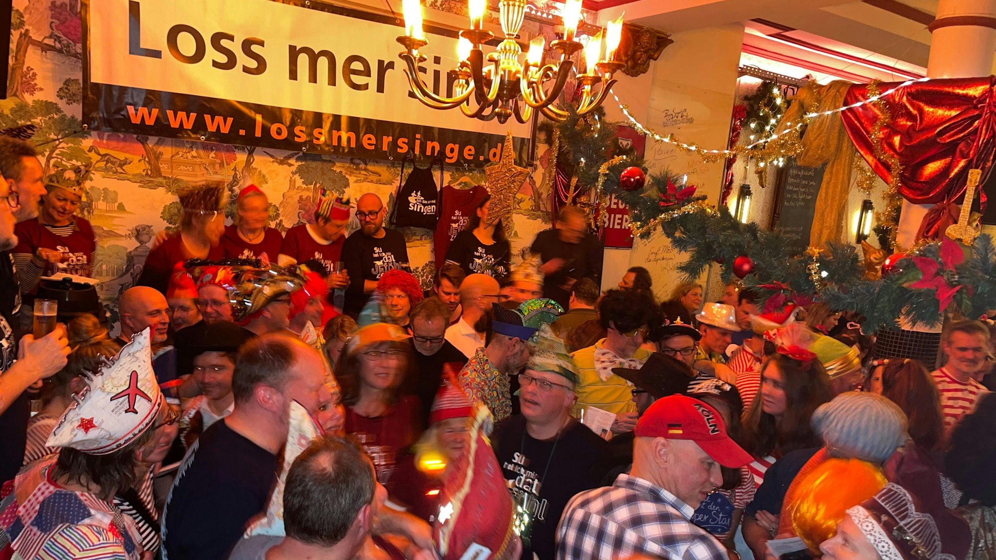 Der Loss mer singe Auftakt im Lapidarium, hier 2023.