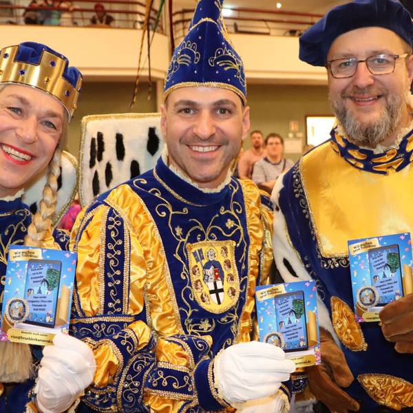 Zu sehen sind Prinz Benny, Bauer Ralf und Jungfrau Alexia.