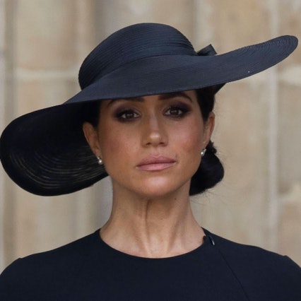 Herzogin Meghan in Schwarz.