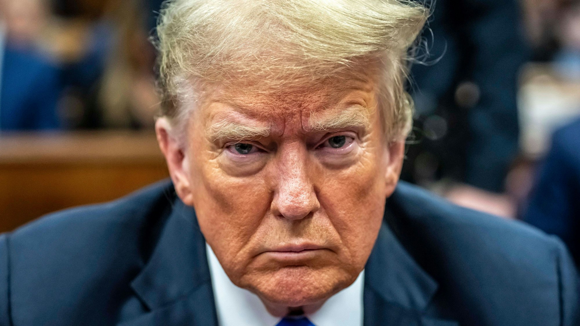 Im Schweigegeldprozess wurde der ehemalige und designierte US-Präsident Donald Trump schuldig gesprochen. Eine Strafe verhängte der Richter jedoch nicht. (Archivbild)