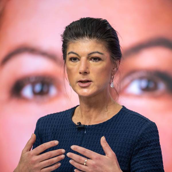 Sahra Wagenknecht, Bundesvorsitzende des Bündnis Sahra Wagenknecht (BSW)