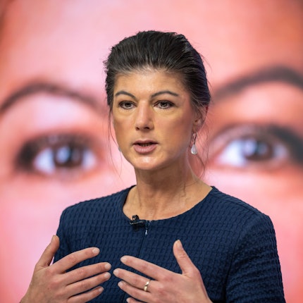 Sahra Wagenknecht, Bundesvorsitzende des Bündnis Sahra Wagenknecht (BSW)
