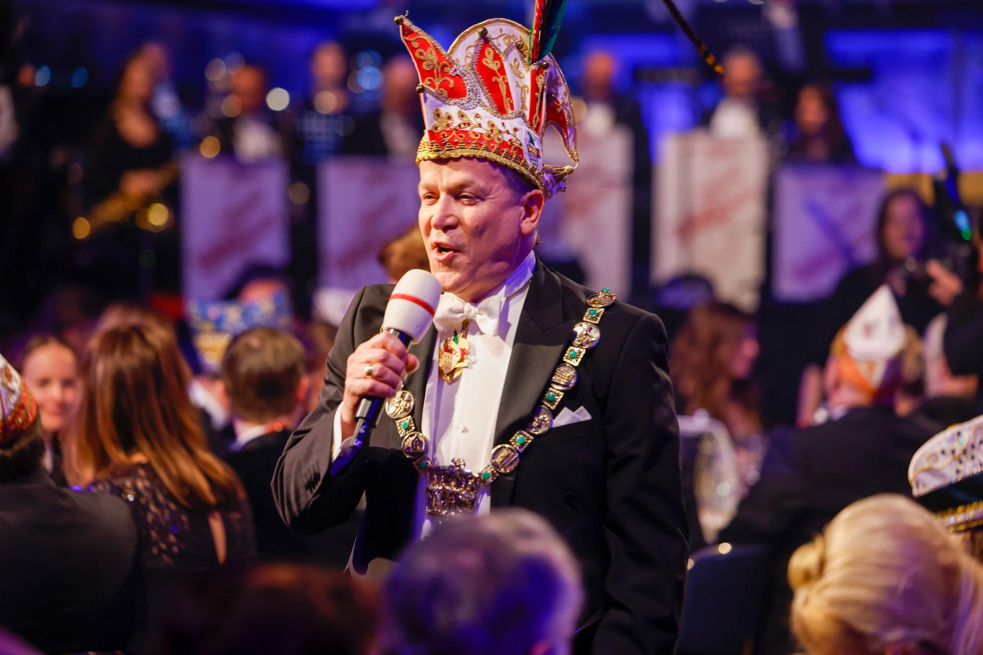Christoph Kuckelkorn bei der Prinzenproklamation 2025 im Gürzenich