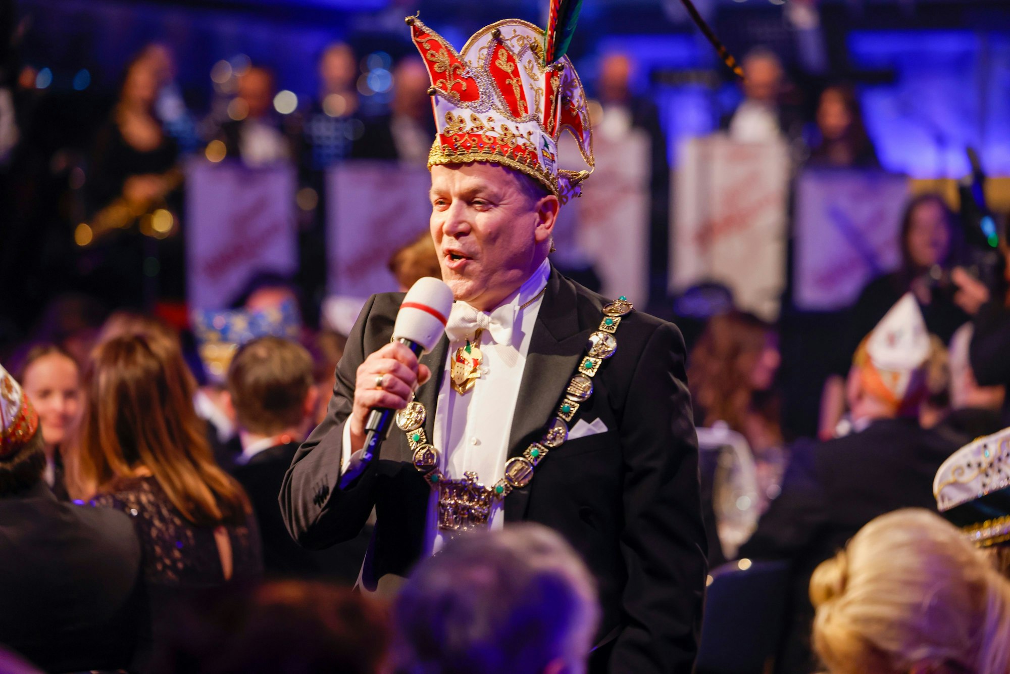 Christoph Kuckelkorn in Kostümierung.