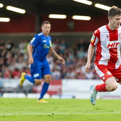 Regionalliga West Fortuna Köln - 1. FC Düren, 09.08.2024 Marvin Mika Fortuna Köln, 11. Regionalliga West, Fortuna Köln - 1. FC Düren, 3. Spieltag, am 09.08.2024, Südstadion, Köln *** Regionalliga West Fortuna Köln 1 FC Düren, 09 08 2024 Marvin Mika Fortuna Köln, 11 Regionalliga West, Fortuna Köln 1 FC Düren, 3 Matchday, on 09 08 2024, Südstadion, Cologne Copyright: xBEAUTIFULxSPORTS/Meuselx