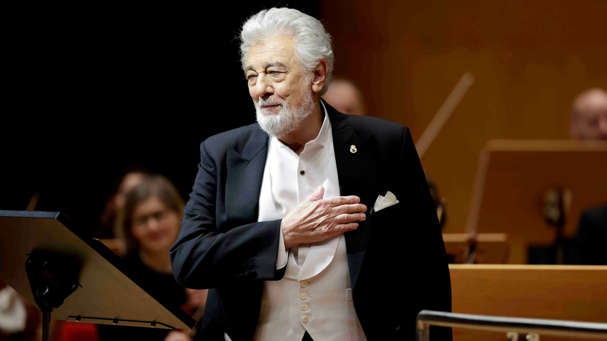 José Plácido Domingo Embil bei seinem Auftritt in der Kölner Philharmonie.
