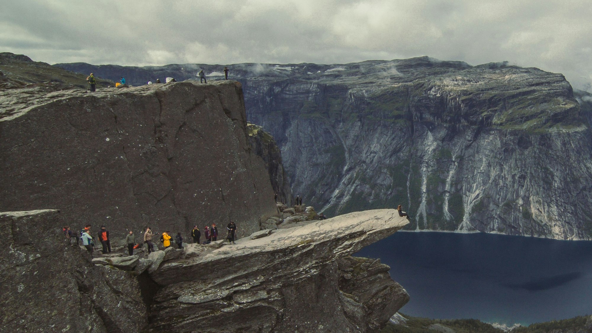 Das Kliff von Trolltunga.
