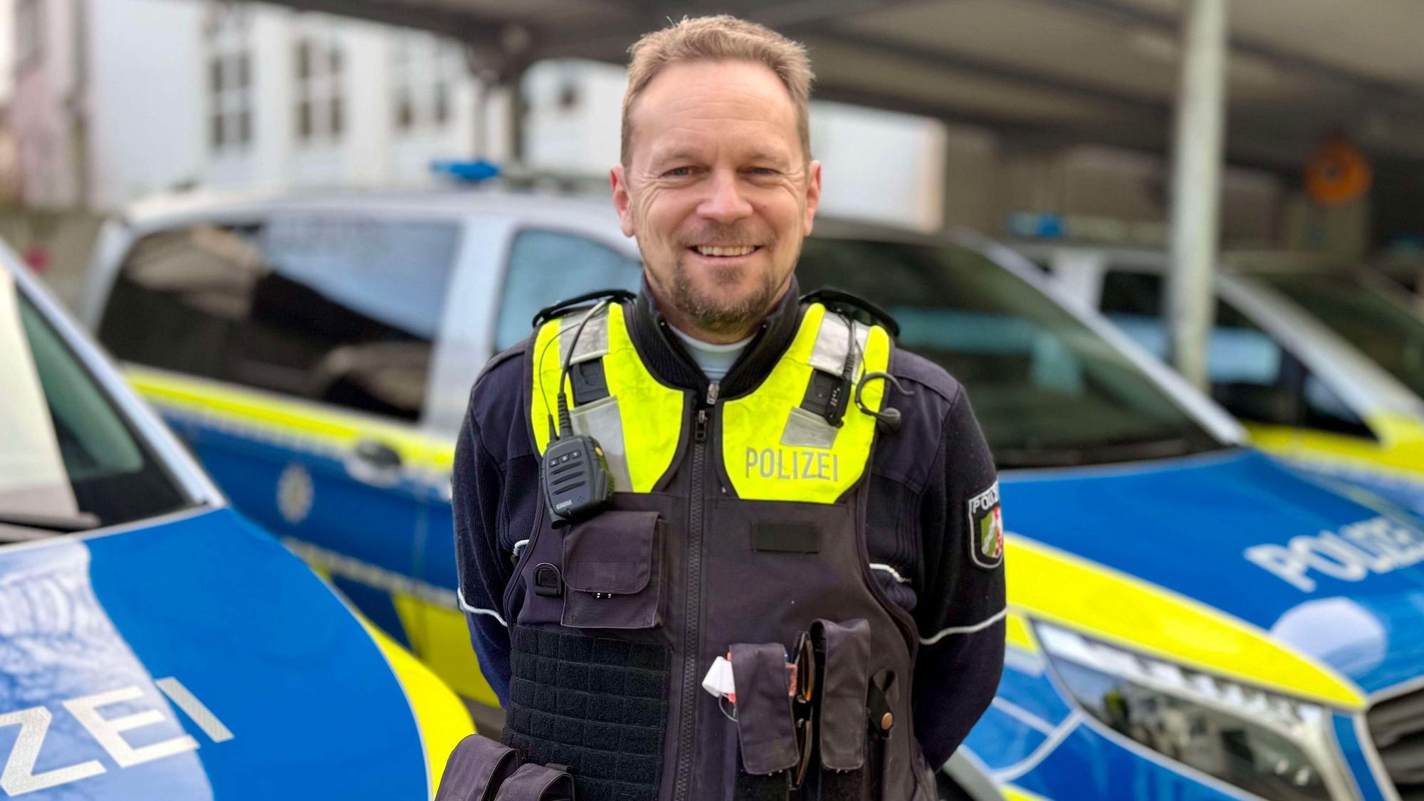 Polizeihauptkommissar Ernst-Dieter Bettermann ist der zweite Neue im Bezirksdienst Much.