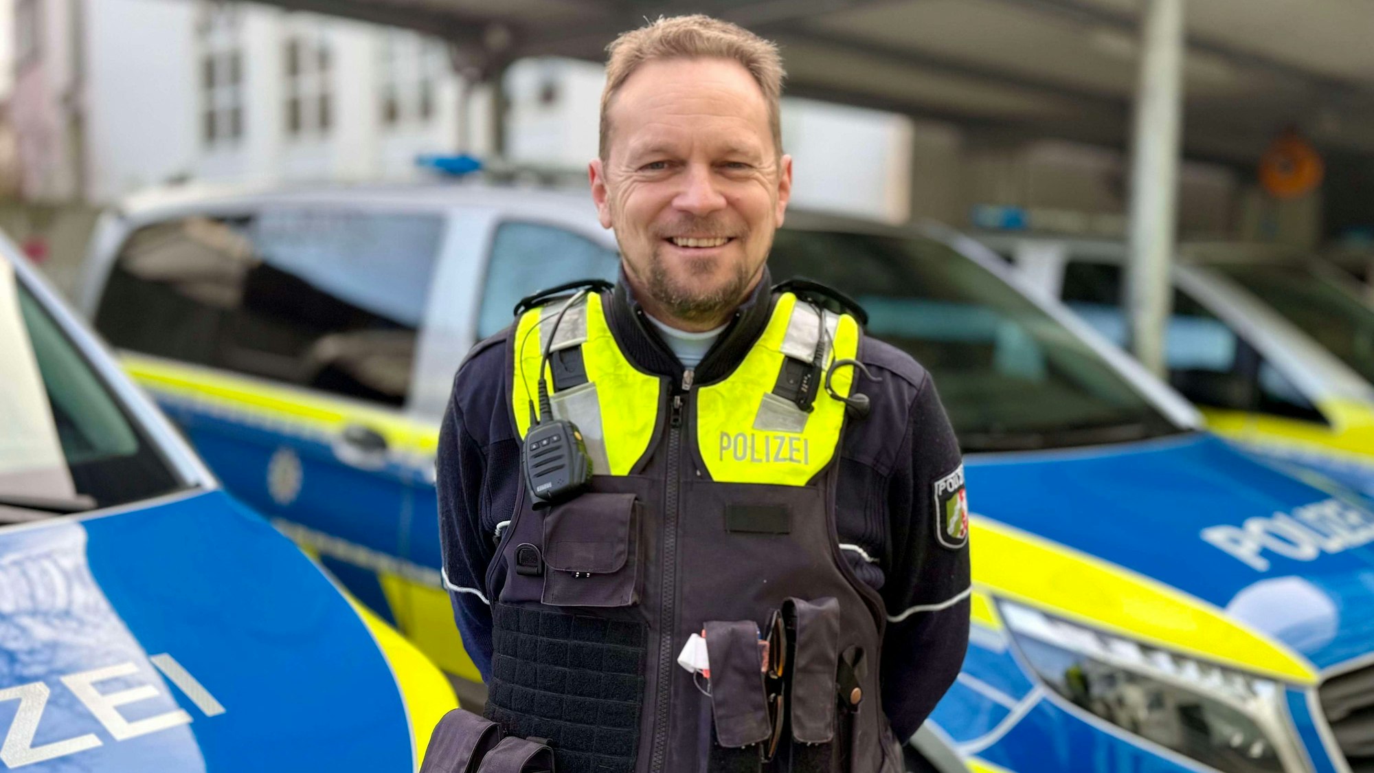 Polizeihauptkommissar Ernst-Dieter Bettermann ist der zweite Neue im Bezirksdienst Much.