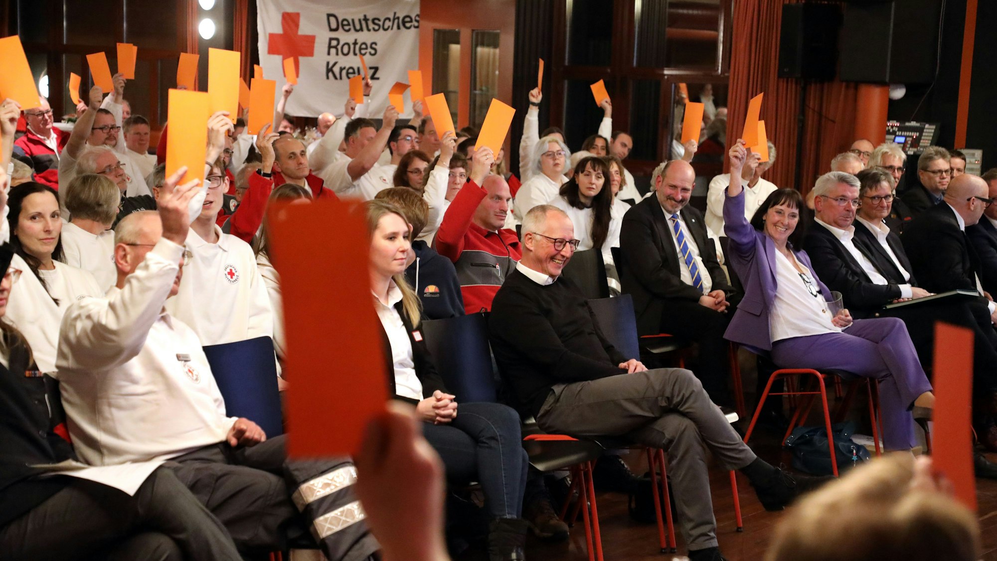 Einstimmig ist der neue DRK-Kreisvorstand gewählt worden.