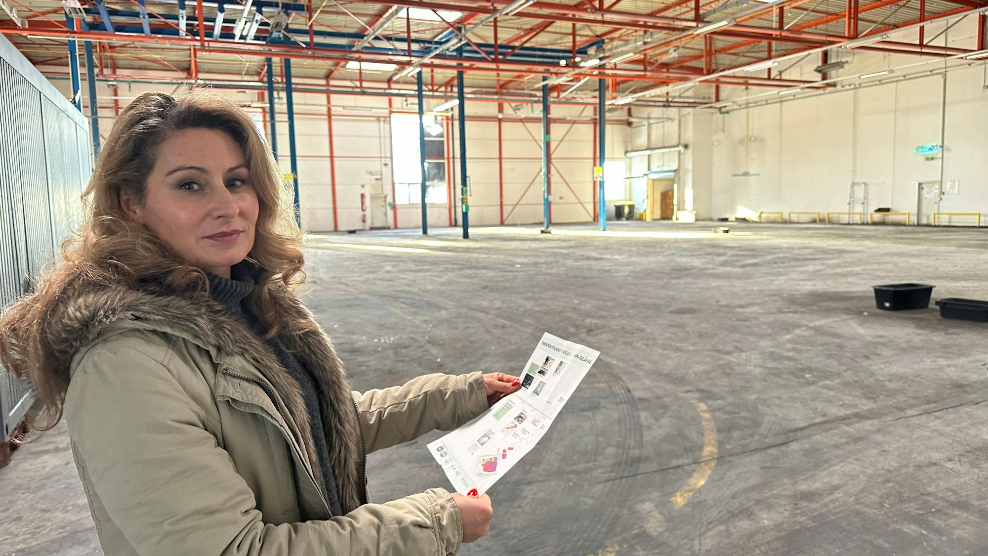 Auf dem ehemaligen Thurn-Gelände soll ein Gewerbepark entstehen. Patrizia Bizon-Thiebus ist die Projektmanagerin.