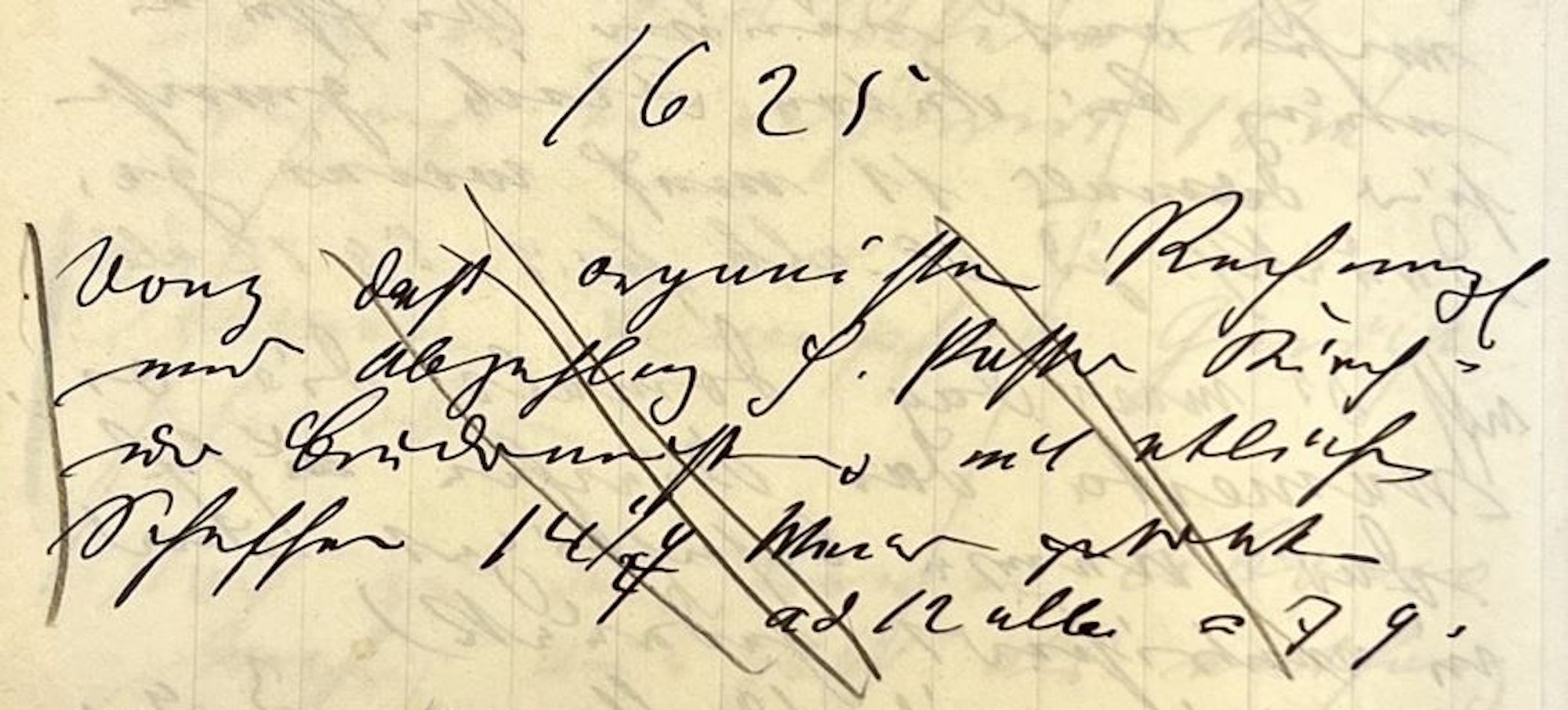 Zu sehen ist ein Dokument aus dem Jahr 1625, verfasst in Kurrent-Schrift.