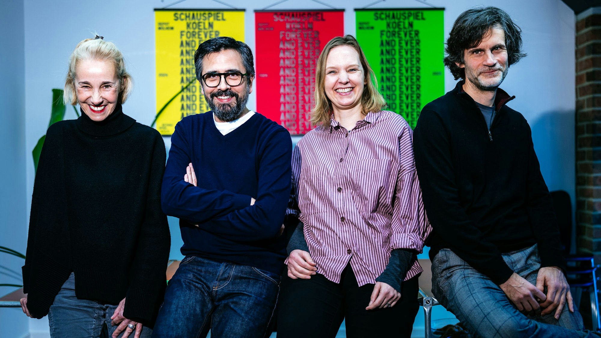 PK mit Intendant Rafael Sanchez und Team