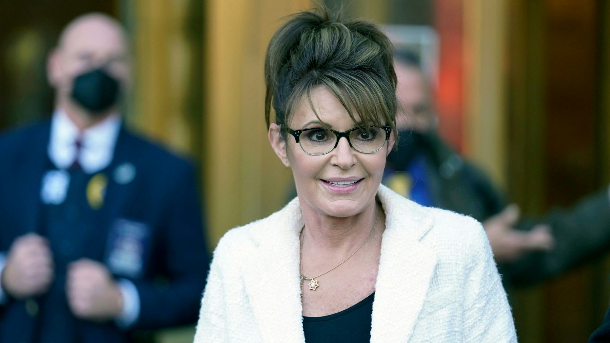 Sarah Palin im Februar 2022.