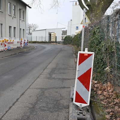 Das Foto zeigt die Tannenbergstraße in Bergisch Gladbach