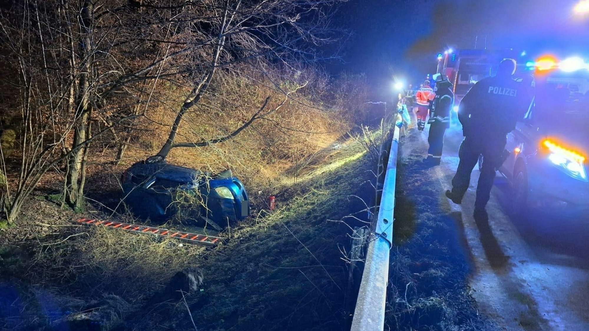 Bei einem Unfall in Ruppichteroth wurde ein 61-Jähriger schwer verletzt.