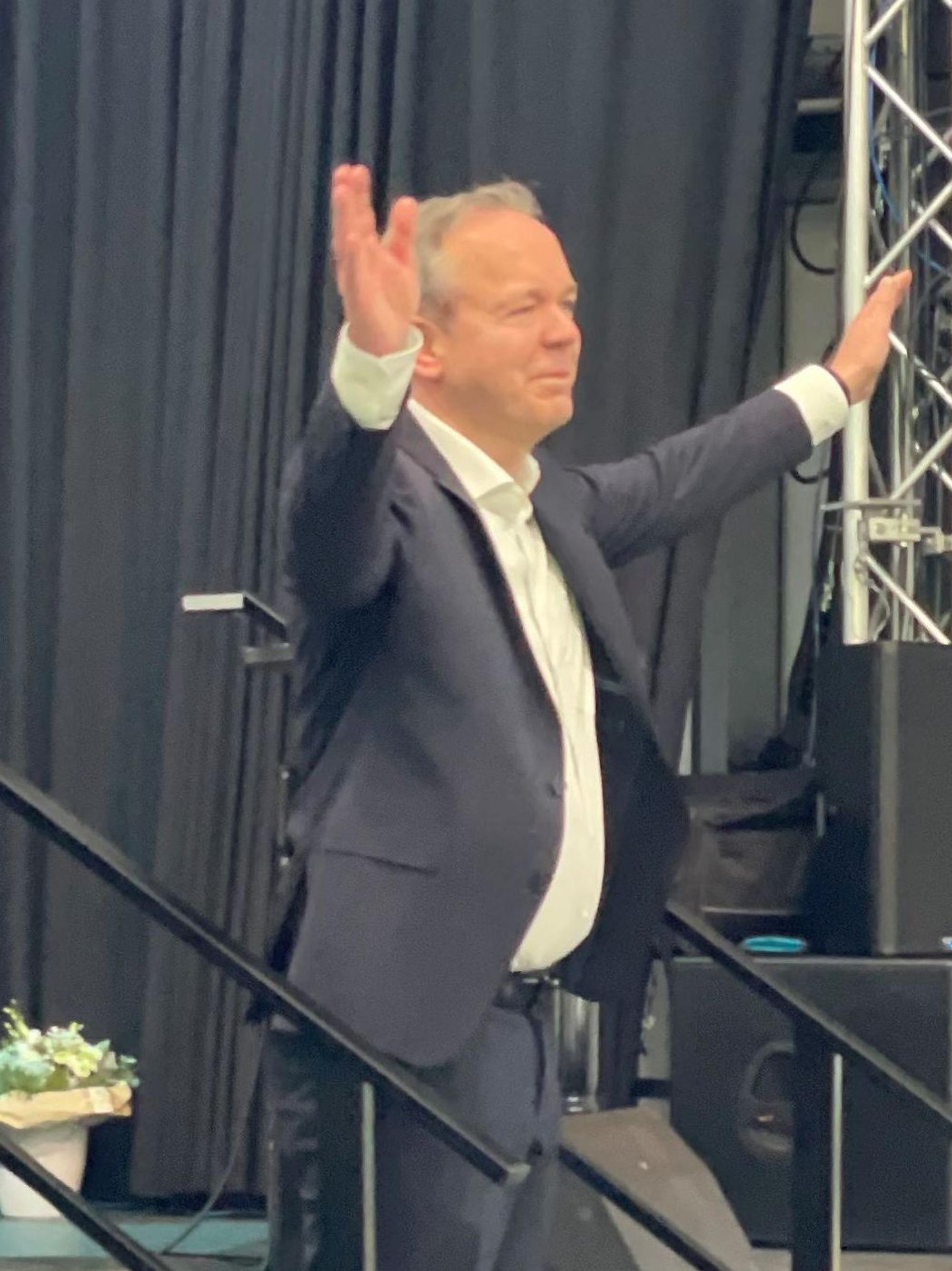 Klaus Grootens freut sich über das deutliche Ergebnis der Wahl.
