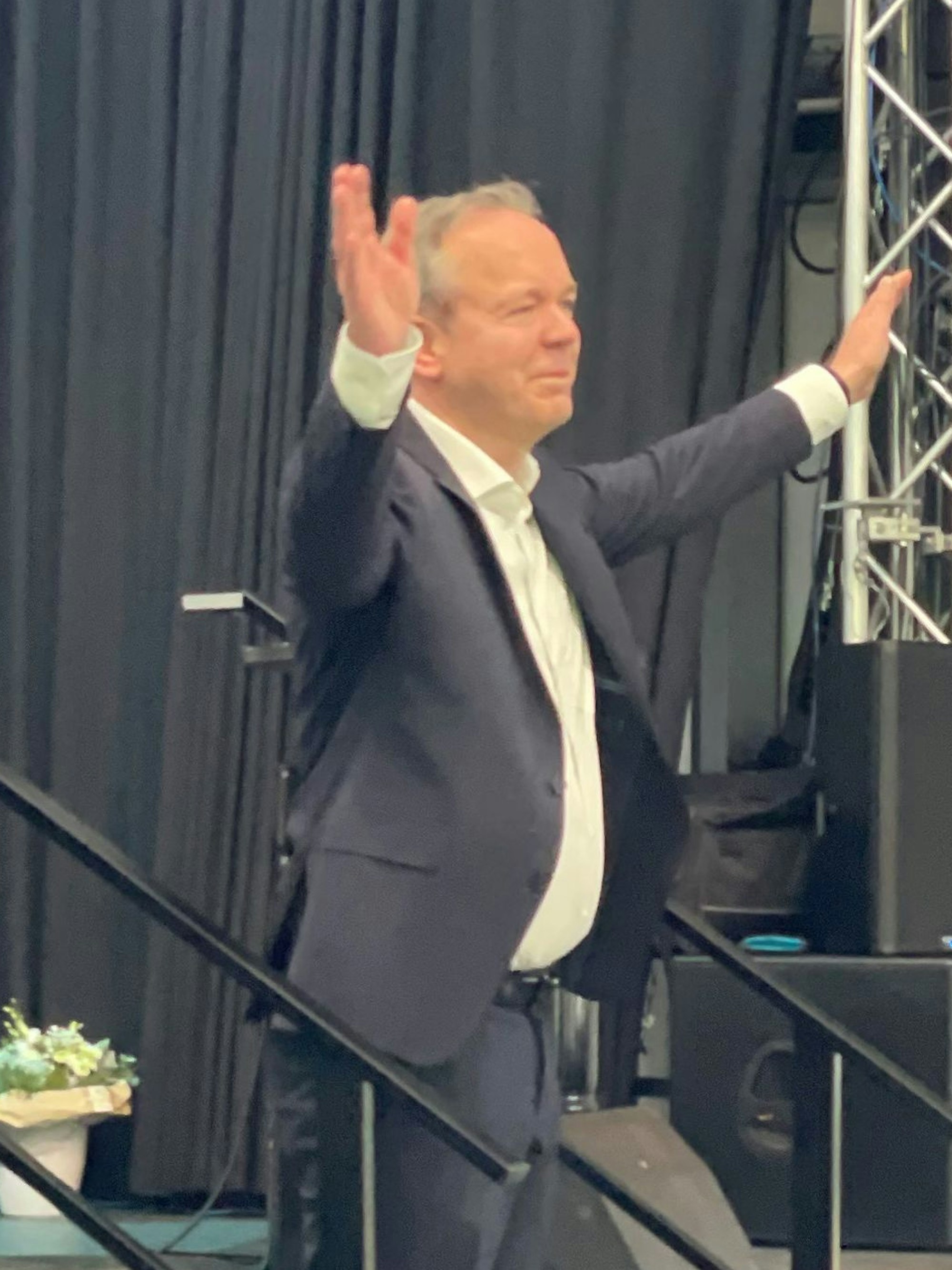 Klaus Grootens freut sich über das deutliche Ergebnis der Wahl.