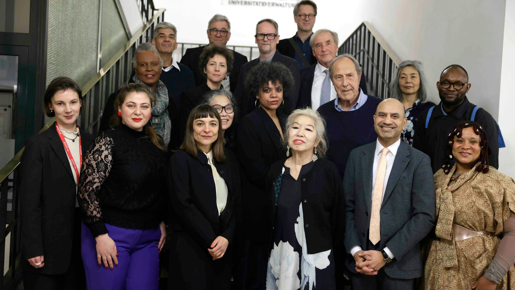 Die Teilnehmenden der Poetica-Auftaktveranstaltung "Poetic Thinking and Hospitality“ (Freiräume der Poesie).