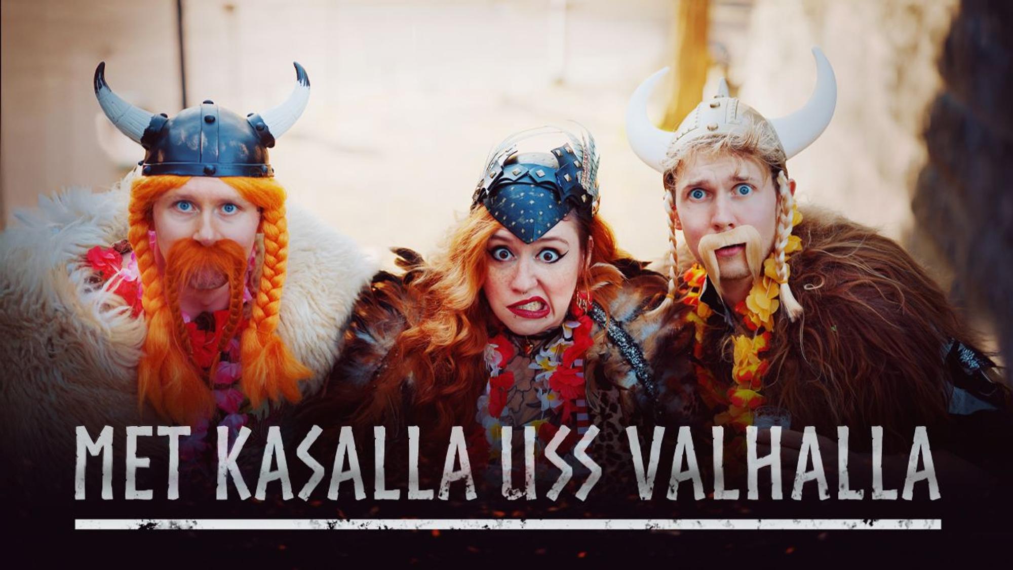 Die Wikinger sind los: Kupfergold beim Dreh zum Musikvideo.