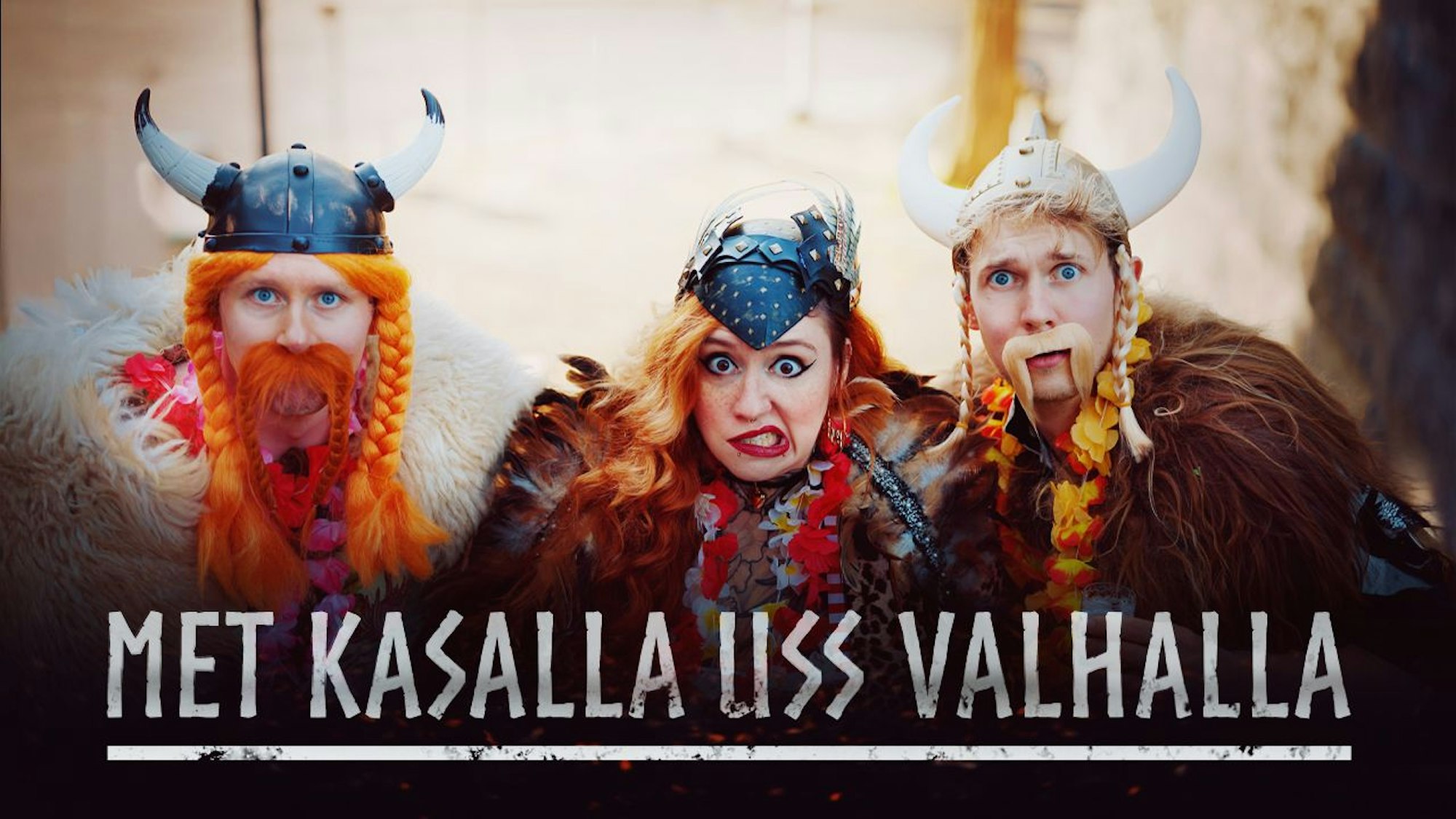 Die Wikinger sind los: Kupfergold beim Dreh zum Musikvideo.