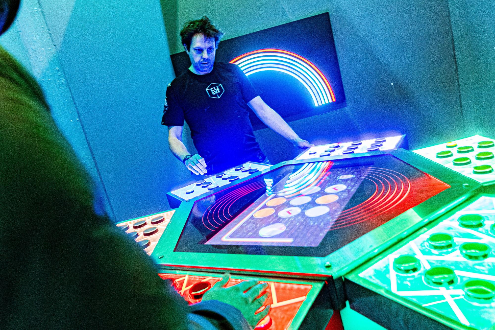 Das Spiel „Rainbow Minds“ erfordert schnelle Reaktionszeiten der Spieler.