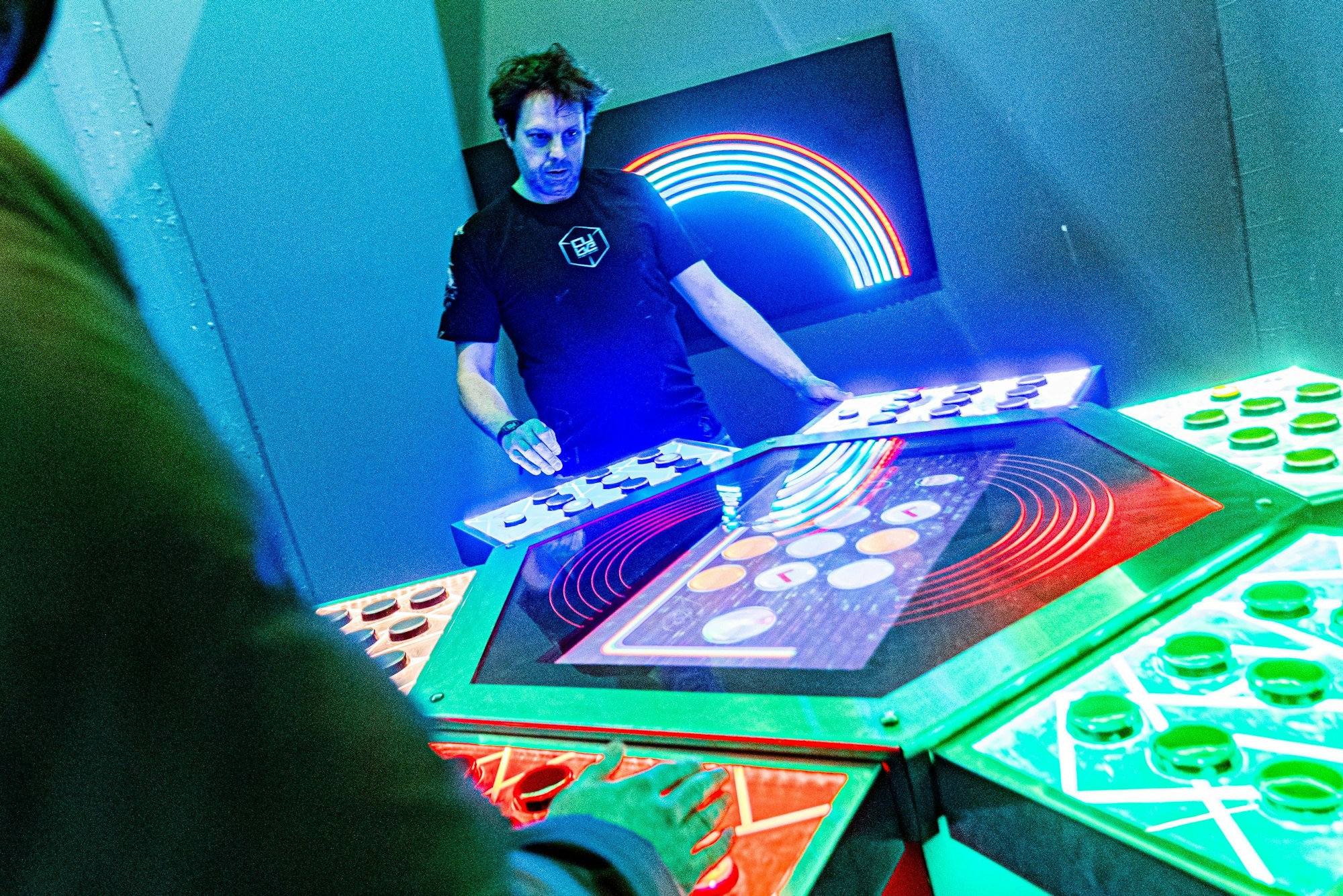 Das Spiel „Rainbow Minds“ erfordert schnelle Reaktionszeiten der Spieler.