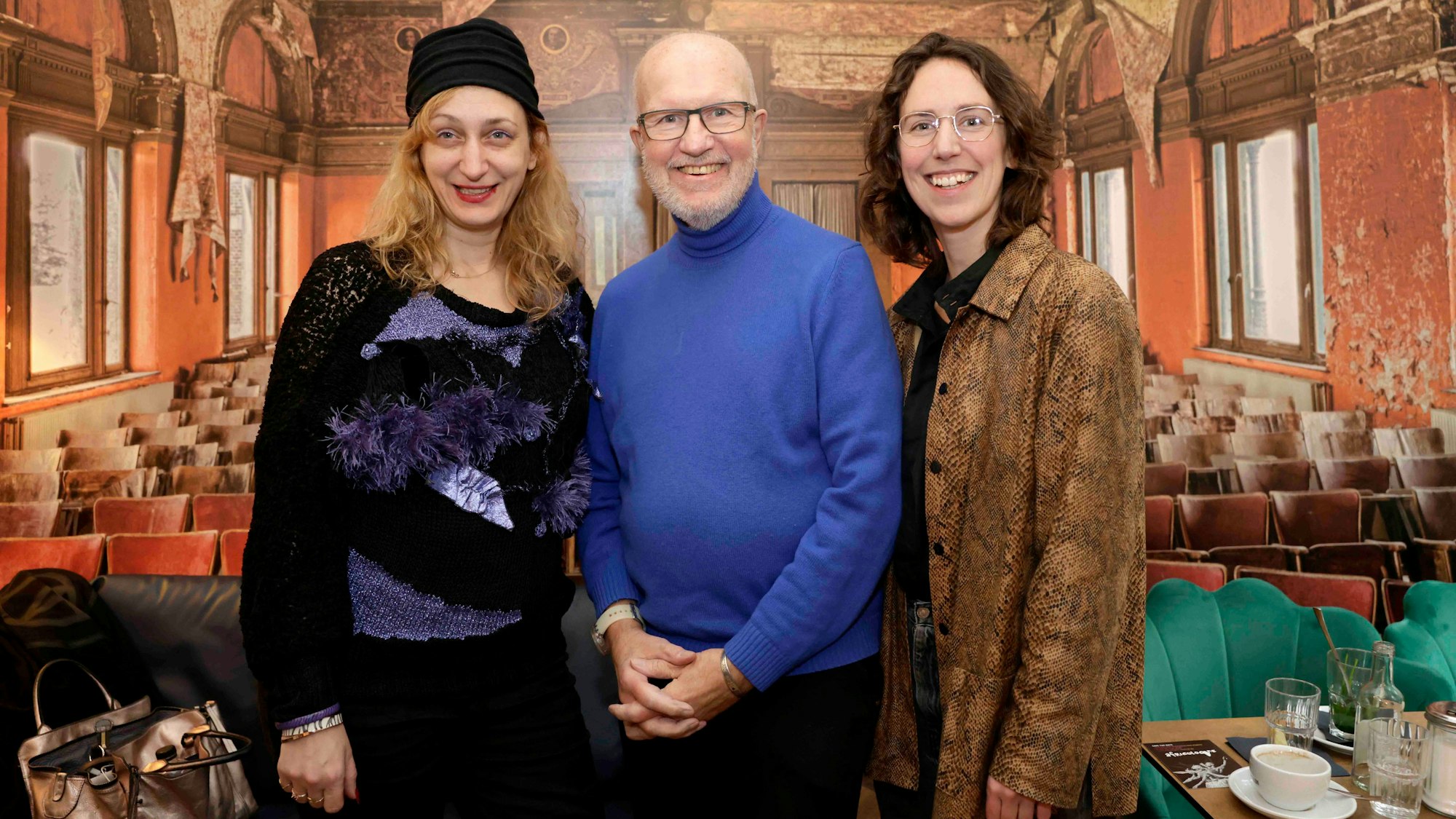 Das Team: Kerstin Ortmeier, Gerhardt Haag und Marie Deuflhard.